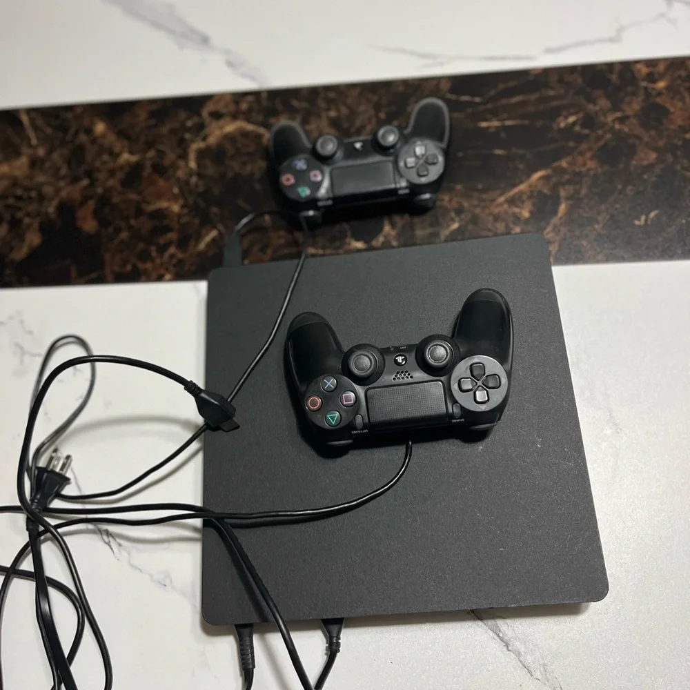 SONY PS4 PlayStation 4 Pro Jet Black 1TB (New Console with Controllers